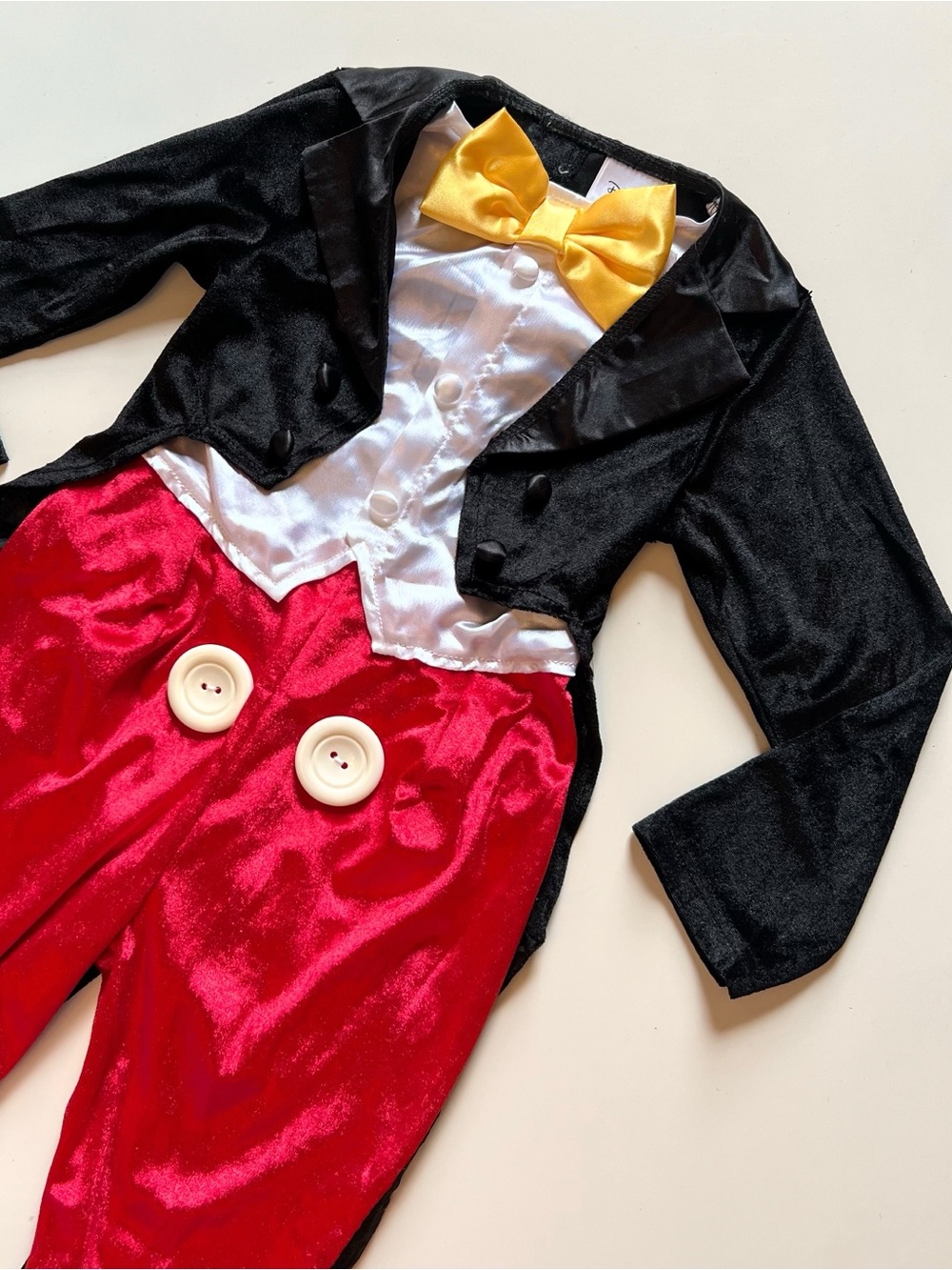 Classic Disney Tuxedo Mickey Mouse One Piece Costume | Kids 3/4